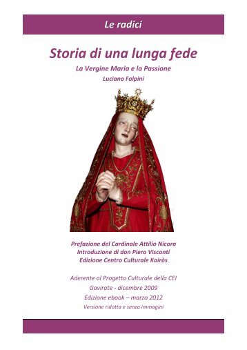 3. Storia del culto dell'Addolorata - Decanato