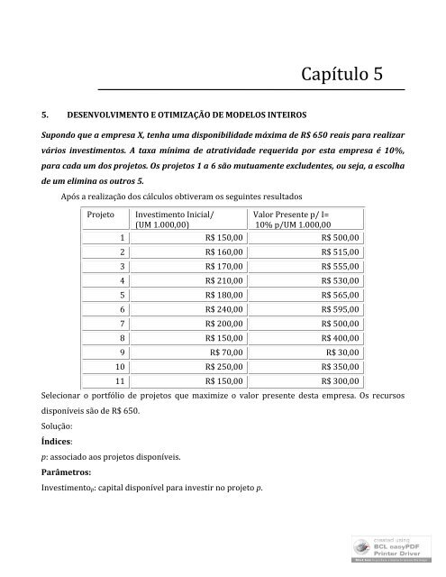 PESQUISA OPERACIONAL - Unesp