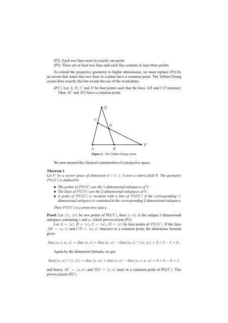 Applications of finite geometry in coding theory and cryptography