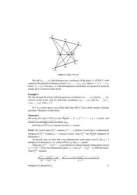 Applications of finite geometry in coding theory and cryptography
