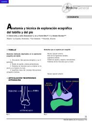 AnatomÃ­a y tÃ©cnica de exploraciÃ³n ecogrÃ¡fica del tobillo y del pie