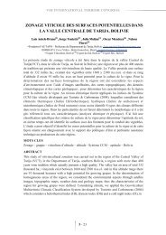 zonage viticole des surfaces potentielles dans la valle centrale de ...