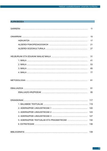 Helduen Euskalduntzearen Oinarrizko Kurrikulua (HEOK) - HABE