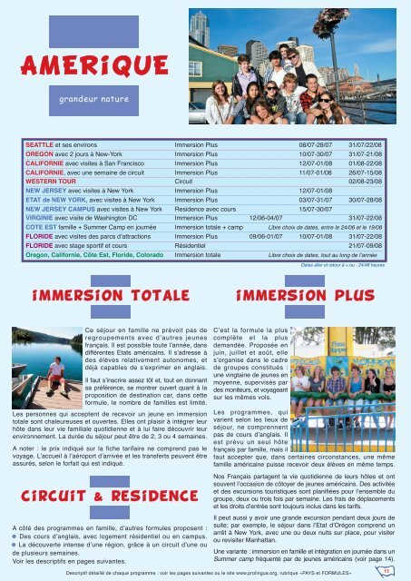 Téléchargez notre brochure (Fichier PDF - 7,10 Mo - Prolingua