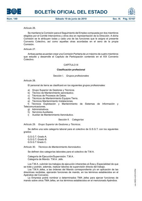 DisposiciÃ³n 9764 del BOE nÃºm. 149 de 2010 - Sindicato Nacional ...