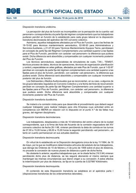 DisposiciÃ³n 9764 del BOE nÃºm. 149 de 2010 - Sindicato Nacional ...