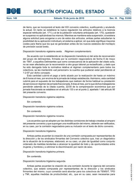 DisposiciÃ³n 9764 del BOE nÃºm. 149 de 2010 - Sindicato Nacional ...