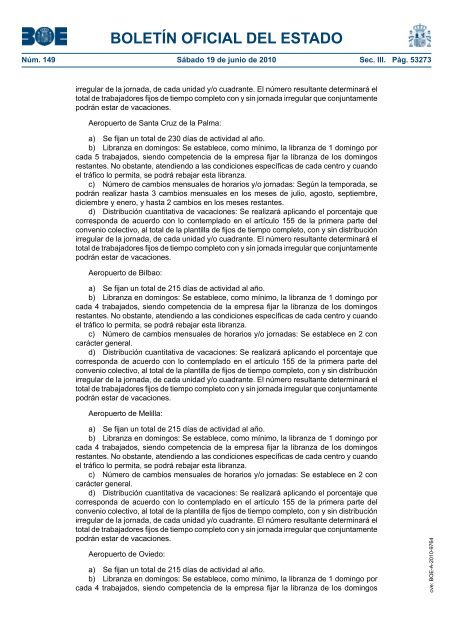 DisposiciÃ³n 9764 del BOE nÃºm. 149 de 2010 - Sindicato Nacional ...