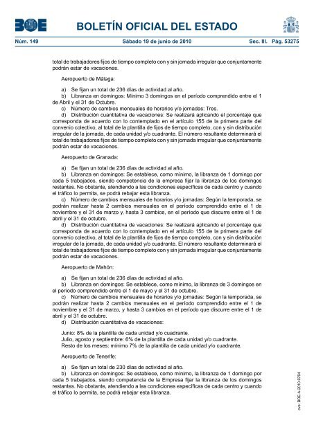 DisposiciÃ³n 9764 del BOE nÃºm. 149 de 2010 - Sindicato Nacional ...