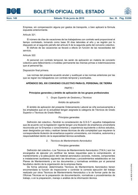 DisposiciÃ³n 9764 del BOE nÃºm. 149 de 2010 - Sindicato Nacional ...