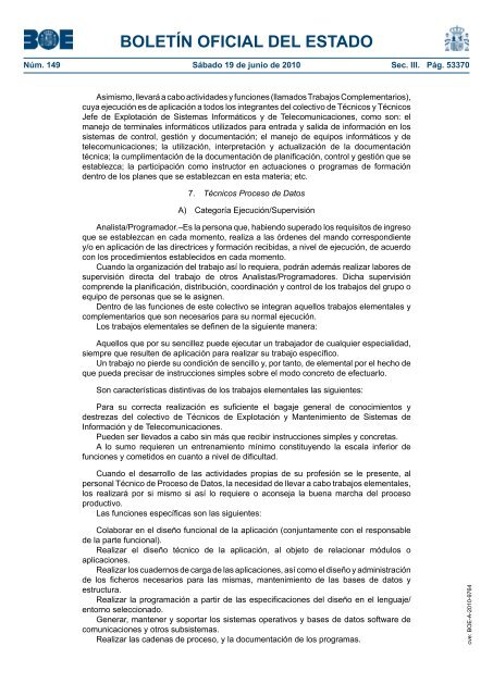 DisposiciÃ³n 9764 del BOE nÃºm. 149 de 2010 - Sindicato Nacional ...