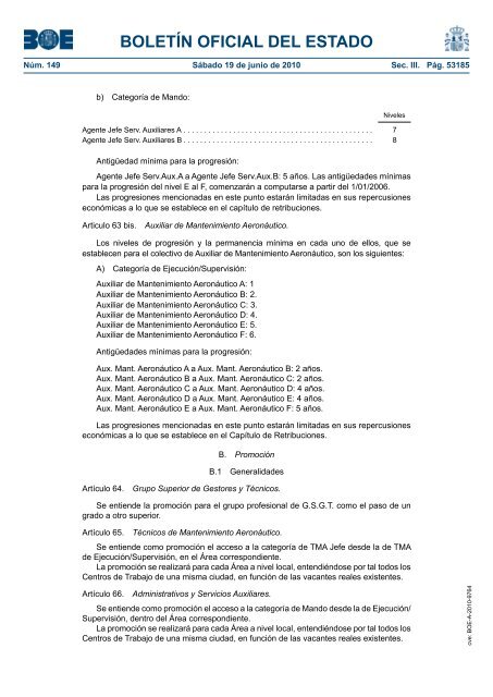 DisposiciÃ³n 9764 del BOE nÃºm. 149 de 2010 - Sindicato Nacional ...