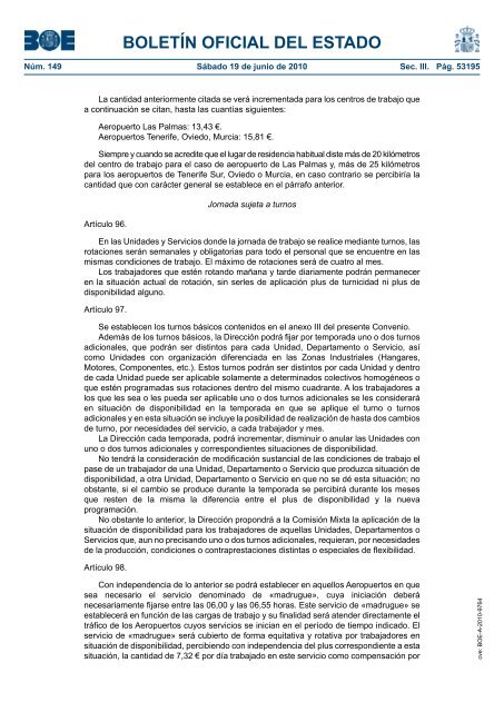 DisposiciÃ³n 9764 del BOE nÃºm. 149 de 2010 - Sindicato Nacional ...