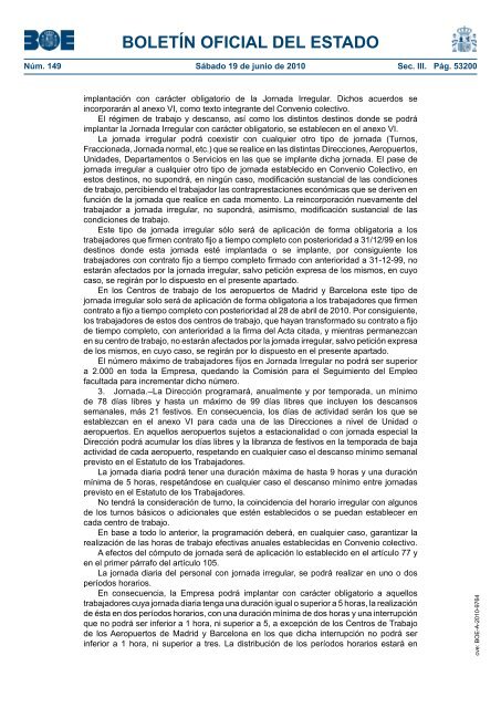 DisposiciÃ³n 9764 del BOE nÃºm. 149 de 2010 - Sindicato Nacional ...