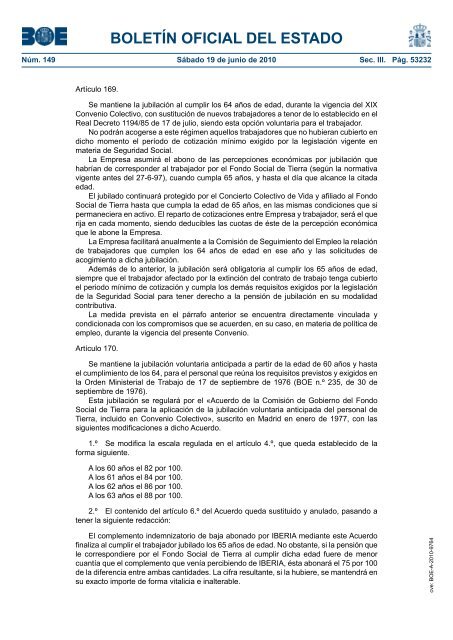 DisposiciÃ³n 9764 del BOE nÃºm. 149 de 2010 - Sindicato Nacional ...