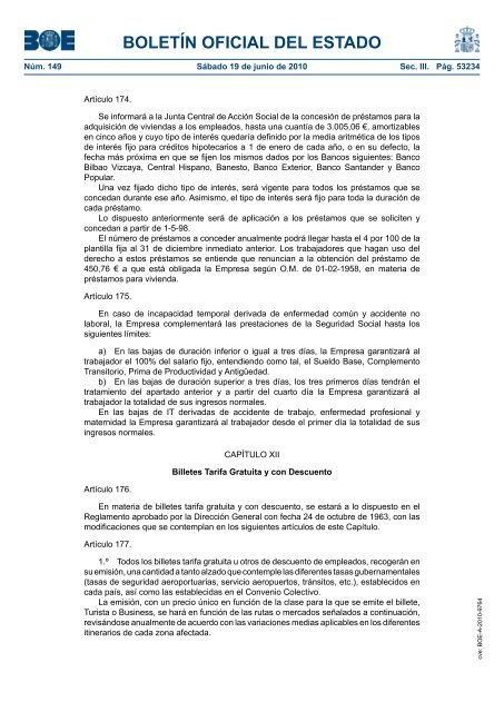 DisposiciÃ³n 9764 del BOE nÃºm. 149 de 2010 - Sindicato Nacional ...