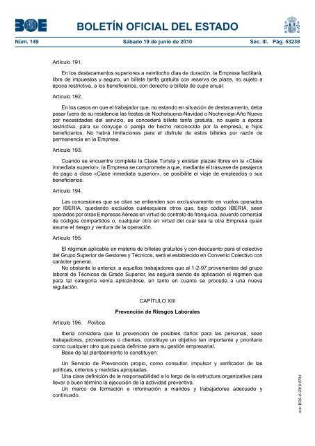 DisposiciÃ³n 9764 del BOE nÃºm. 149 de 2010 - Sindicato Nacional ...