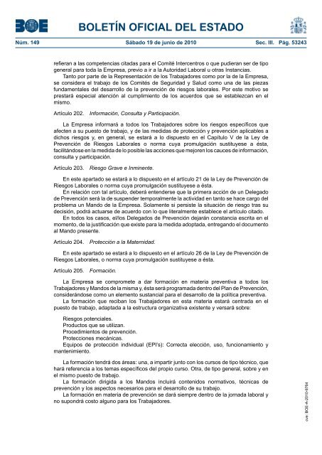 DisposiciÃ³n 9764 del BOE nÃºm. 149 de 2010 - Sindicato Nacional ...