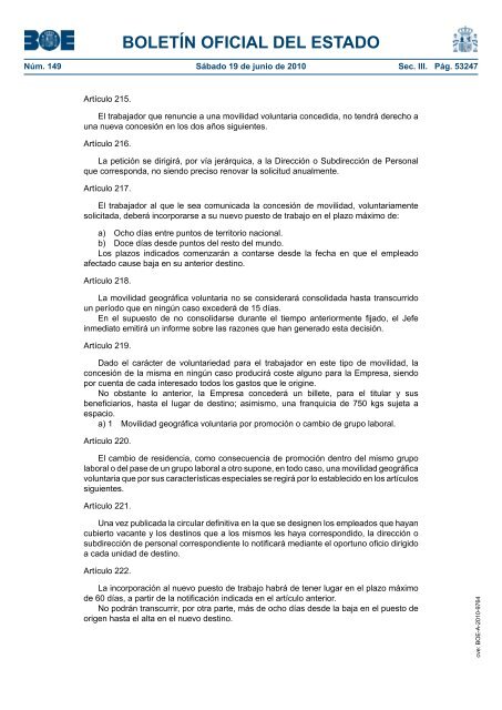 DisposiciÃ³n 9764 del BOE nÃºm. 149 de 2010 - Sindicato Nacional ...