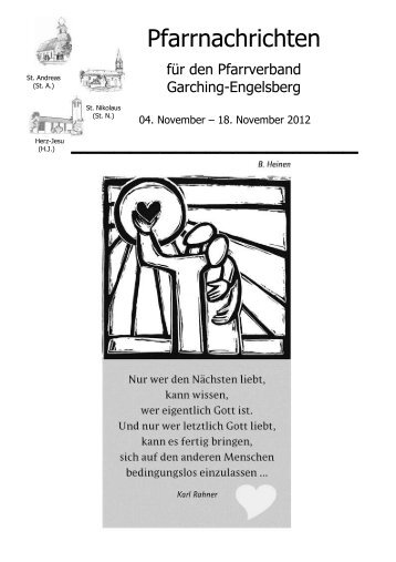 GOTTESDIENSTORDNUNG vom 04 - Pfarrverband Garching ...