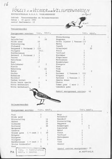 NK 1993 1.pdf - KNNV Vereniging voor Veldbiologie