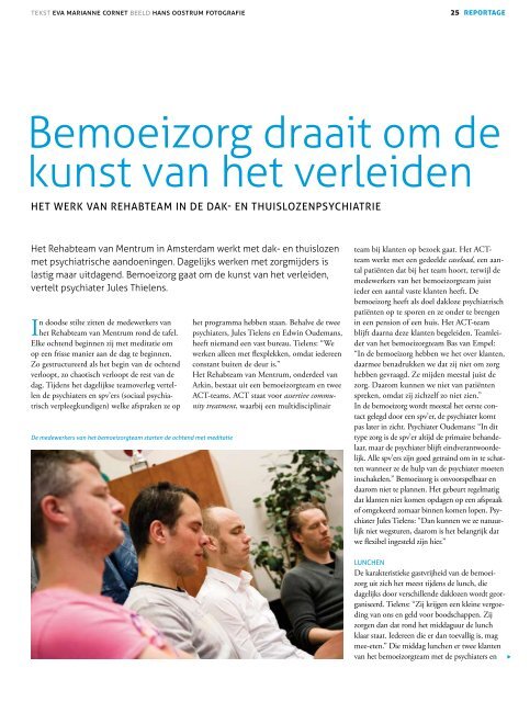 Lees hier de reportage in Mednet over Jules Tielens als ...