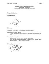 Tetrahedral Meshes