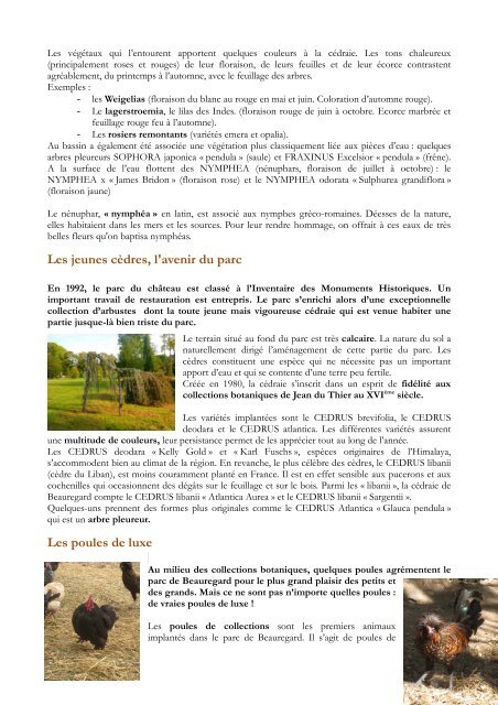 2011-10-12 dossier label jardin Remarquable 2 - Parc & Château ...