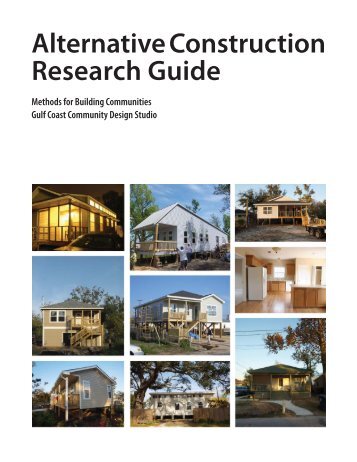 Alternative Construction Research Guide - GCCDS