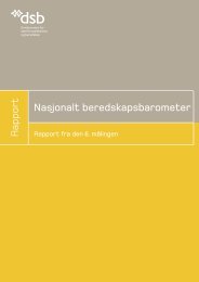 Nasjonalt beredskapsbarometer 2006 - Direktoratet for ...