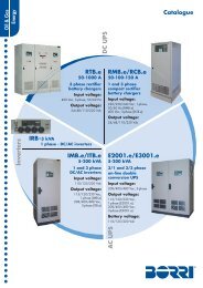 DC UPS Inverters AC UPS - Borri