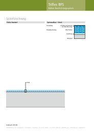 Systemzeichnungen Triflex BFS