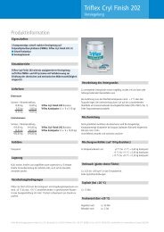 Produktinformation Triflex Cryl Finish 202
