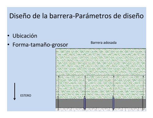 DiseÃ±o y caracterizaciÃ³n hidrÃ¡ulica de una barrera reactiva ...