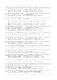 Documentos de Arrecadação alterados no dia 4 / 3 / 2011 - Sefaz