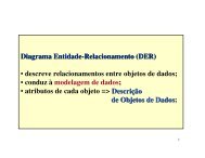 Diagrama Entidade-Relacionamento (DER ... - DEINF/UFMA