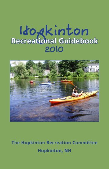 Recreation Guidebook - Town of Hopkinton, NH