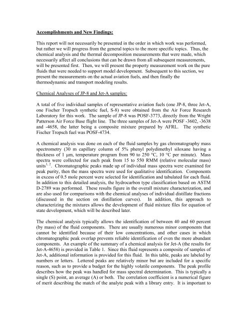 Thermodynamic, Transport, and Chemical Properties of âReference ...