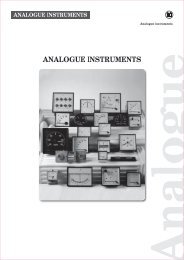 ANALOGUE INSTRUMENTS - MTO electric A/S