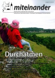 Pfarrbrief Juli 2011, Ausgabe 75 - Katholische Pfarrei ...