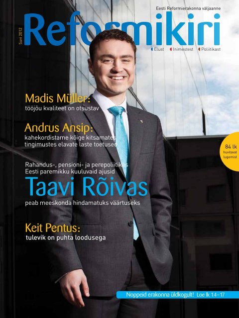Reformikiri suvi 2012(pdf, 5.0 MiB) - Reformierakond