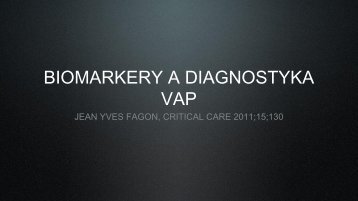 BIOMARKERY A DIAGNOSTYKA VAP