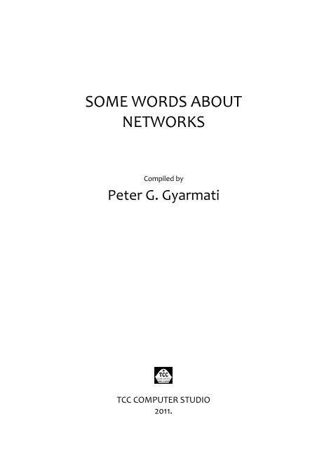 Some words about networks - MEK