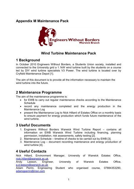 Warwick Wind Turbine Build Report.pdf - Engineers Without Borders ...