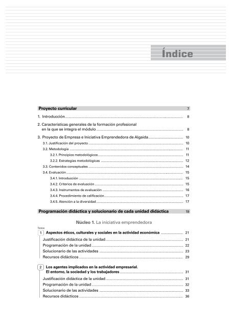 Propuesta didactica. Empresa e Iniciativa Emprendedora - Algaida