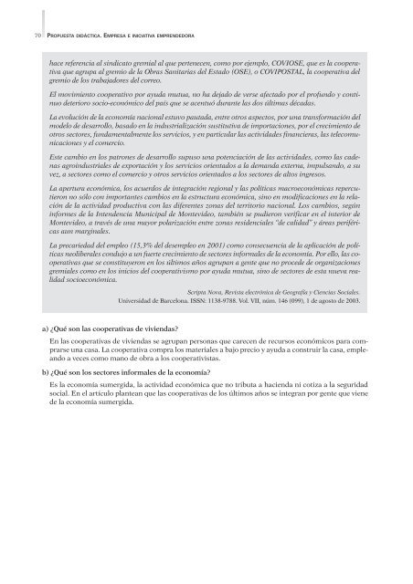 Propuesta didactica. Empresa e Iniciativa Emprendedora - Algaida