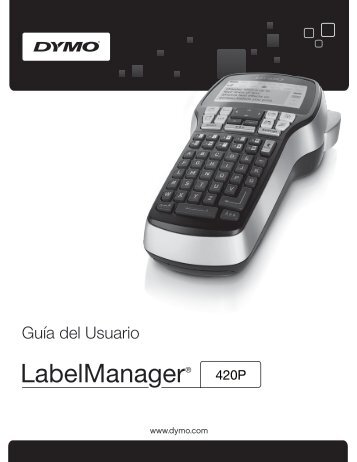 LabelManager 420P User Guide - DYMO