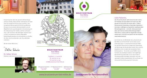 www.brustzentrum-kiel-mitte.de Gemeinsam für Ihre Gesundheit.