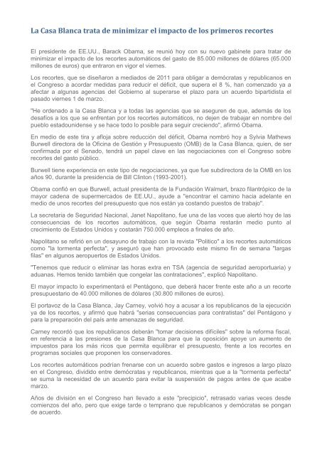 DOSSIER DE PRENSA DIARIA 05 de marzo de 2013 - ISOTools