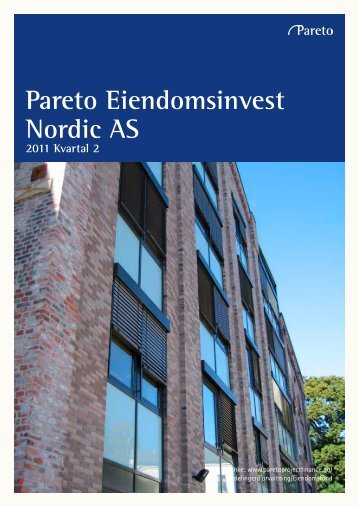 Pareto Eiendomsinvest Nordic AS - Pareto Project Finance